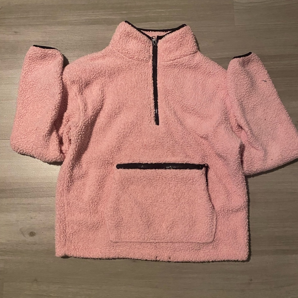 SHEIN Pink Teddy Jacket